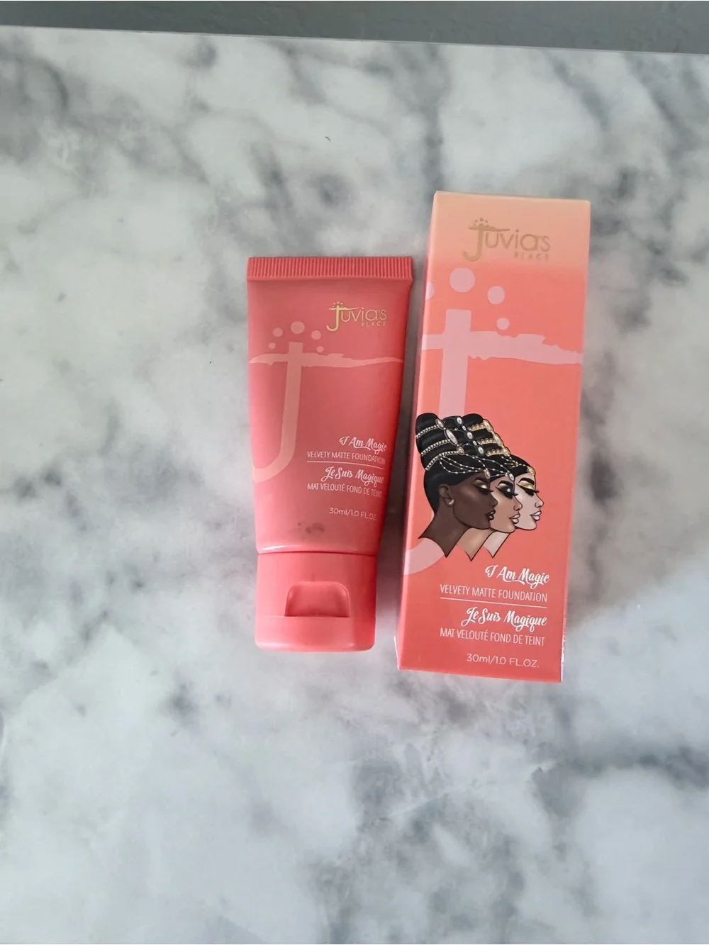 Juvia's Place Foundation Box in Coral-Pink Shade